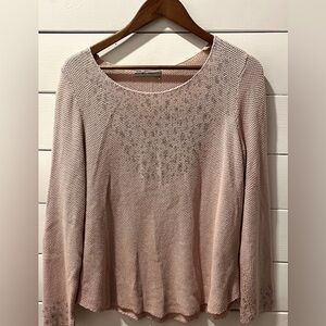 Monari pink & silver spring knit size 10